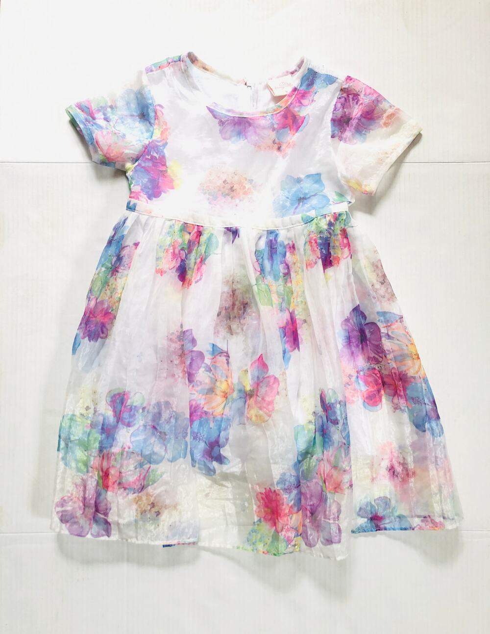 BONNY BILLY GIRLS FLORAL SPRING DRESS 5/6